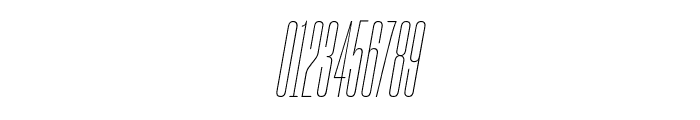 Sharp Grotesk Thin Italic 05 Regular Font OTHER CHARS