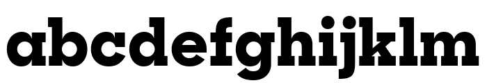 Sharp Slab Extrabold Font LOWERCASE