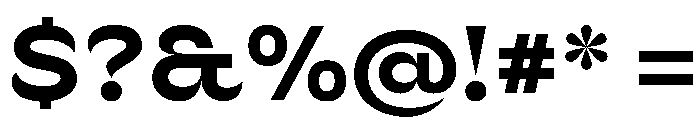 Sharphy Bold Font OTHER CHARS