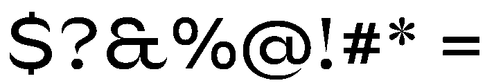 Sharphy Medium Font OTHER CHARS