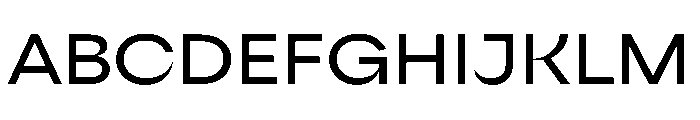 Sharphy Medium Font UPPERCASE