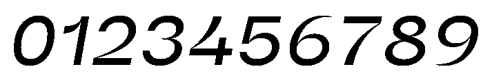 Sharphy MediumItalic Font OTHER CHARS