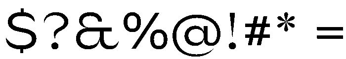 Sharphy Regular Font OTHER CHARS