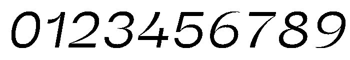 Sharphy RegularItalic Font OTHER CHARS
