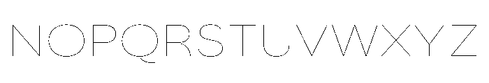 Sharphy Thin Font UPPERCASE