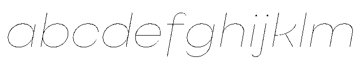 Sharphy ThinItalic FONT