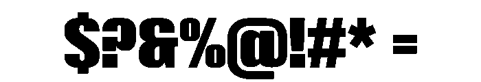 ShearCYR CondensedNeutral0 Instance Font OTHER CHARS