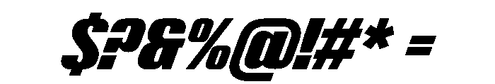 ShearCYR CondensedSlant20 Instance Font OTHER CHARS