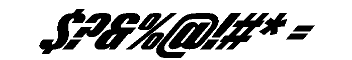 ShearCYR CondensedSlant40 Instance Font OTHER CHARS