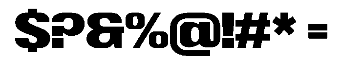 ShearCYR ExpandedNeutral0 Instance Font OTHER CHARS