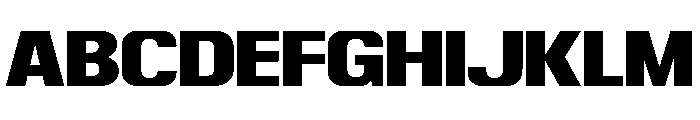 ShearCYR ExpandedNeutral0 Instance Font UPPERCASE