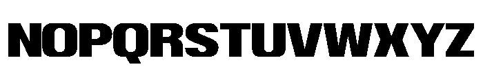 ShearCYR ExpandedNeutral0 Instance Font UPPERCASE