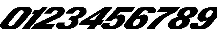 ShearCYR ExpandedSlant40 Instance Font OTHER CHARS