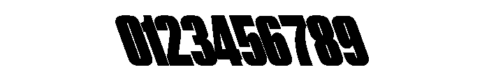 ShearCYR ExtraCondensedBackslant20 Instance Font OTHER CHARS