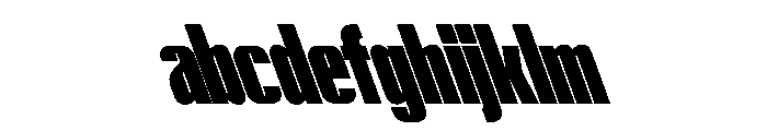 ShearCYR ExtraCondensedBackslant20 Instance FONT