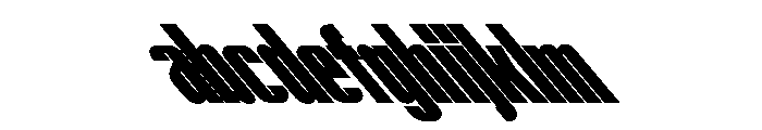 ShearCYR ExtraCondensedBackslant40 Instance FONT