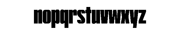 ShearCYR ExtraCondensedNeutral0 Instance Font LOWERCASE
