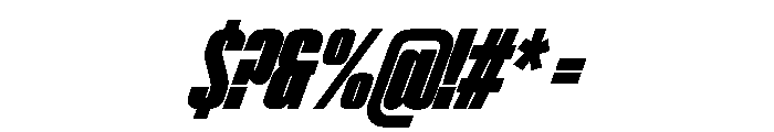 ShearCYR ExtraCondensedSlant20 Instance Font OTHER CHARS