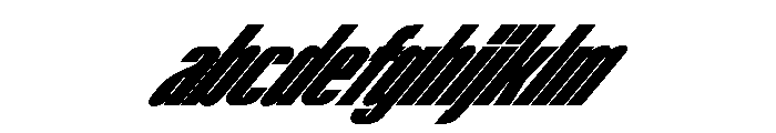 ShearCYR ExtraCondensedSlant40 Instance FONT