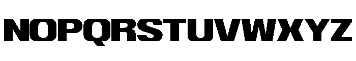 ShearCYR ExtraExpandedNeutral0 Instance Font UPPERCASE