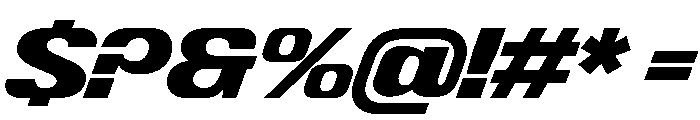 ShearCYR ExtraExpandedSlant20 Instance Font OTHER CHARS