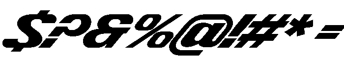 ShearCYR ExtraExpandedSlant40 Instance Font OTHER CHARS