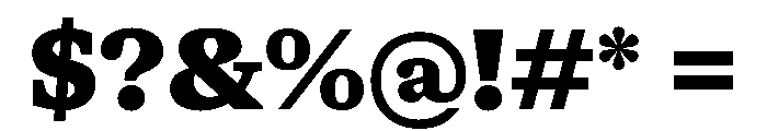 Shinka Black Font OTHER CHARS