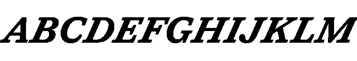 Shinka BoldItalic Font UPPERCASE