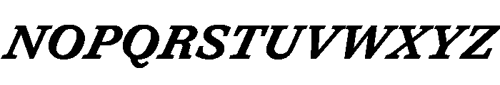 Shinka BoldItalic Font UPPERCASE