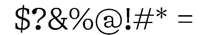 Shinka Light Font OTHER CHARS
