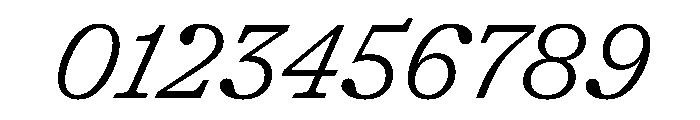 Shinka LightItalic Font OTHER CHARS