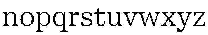 Shinka Light Font LOWERCASE