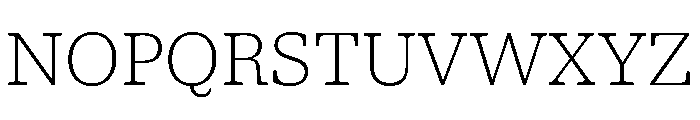Shinka Thin Font UPPERCASE