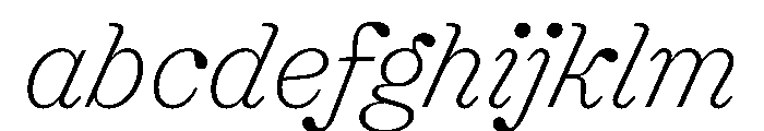 Shinka ThinItalic FONT