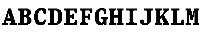 ShinkaMono Bold Font UPPERCASE