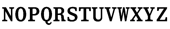ShinkaMono Medium Font UPPERCASE