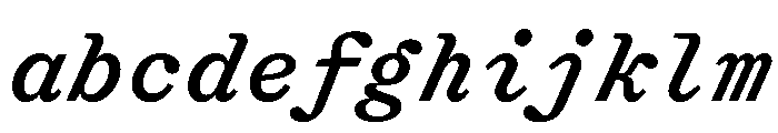 ShinkaMono MediumItalic FONT