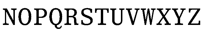ShinkaMono Regular Font UPPERCASE