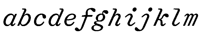 ShinkaMono RegularItalic FONT