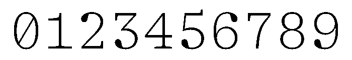 ShinkaMono Thin Font OTHER CHARS