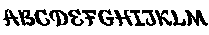 ShlukDLv2AAA Regular Font UPPERCASE