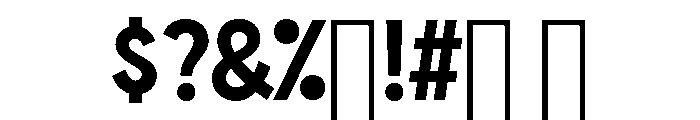 ShopSansCondensed Semibold Font OTHER CHARS