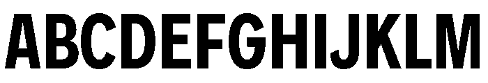 ShopSansCondensed Semibold FONT