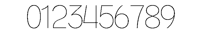 ShopSansCondensed Thin Font OTHER CHARS