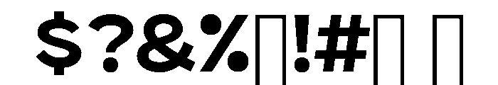 ShopSansNormal Semibold Font OTHER CHARS