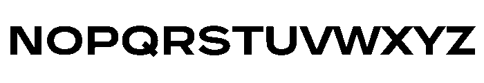 ShopSansWide Semibold Font LOWERCASE