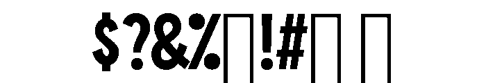 ShopSansXCondensed Semibold Font OTHER CHARS