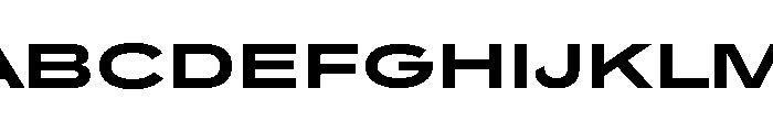 ShopSansXWide Semibold Font UPPERCASE