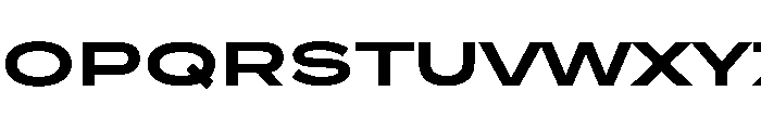 ShopSansXWide Semibold Font UPPERCASE