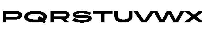 ShopSansXXWide Semibold Font UPPERCASE